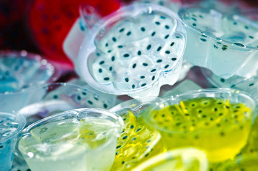 colorful Thai jelly