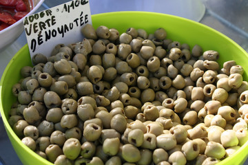 olives dénoyautées