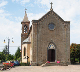 Fototapeta na wymiar Torre Alfina - Kościół Matki Bożej Świętego Miłości