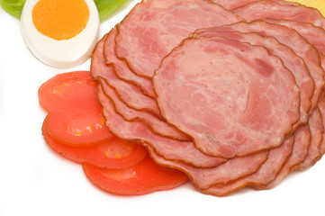 Fleischwurst in Scheiben