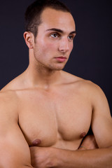 Naklejka premium sensual man