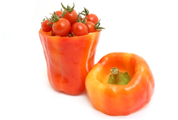pepper and tomato