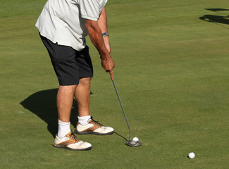 golf - particolare giocatore