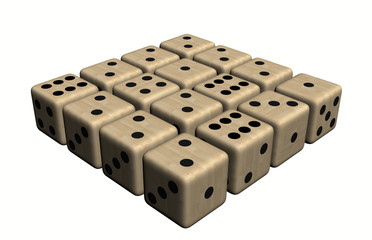dadi da gioco-gruppo