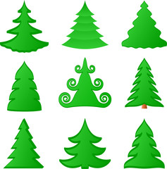 Christmas trees collection