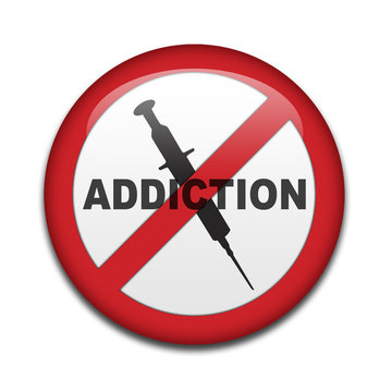 Se&ntilde;al prohibido ADDICTION