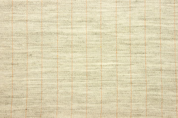 Natural linen striped textured fabric textile