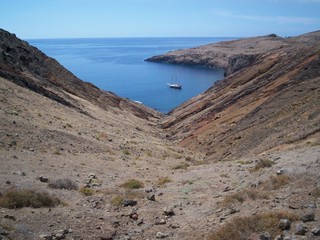 Madeira, Yacht vor Sao Lourenco