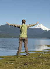 relax in the landscape (parco lanin - argentina)