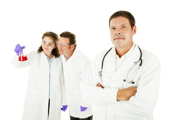 Obraz premium Medical Team Leader