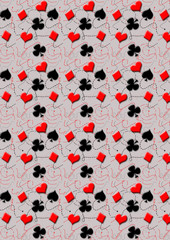 symbols of playing cards,