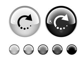Buttons for web. Vector.