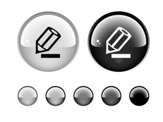 Buttons for web. Vector.