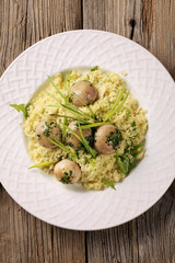 Healthy couscous dish
