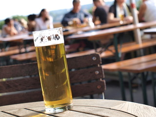 kölsch im biergarten