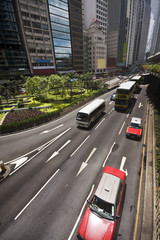 traffic day in hong kong