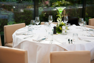 wedding table setting
