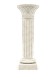marble column isolated