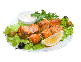 baked  Salmon  with Vegetables