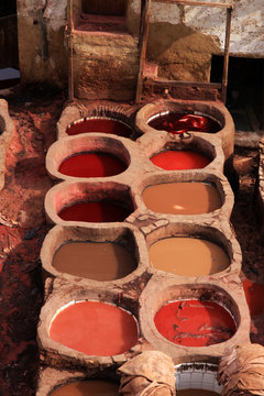 Tannery in Fez, Morocco