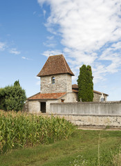 Church at Allez - et - Caseneuve ,Villeneuve - Sur - Lot France