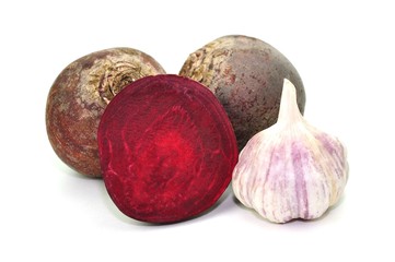 Rote Beete, Knoblauch