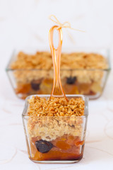 Dried fruit crumble