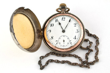 Antique gold pocket watch of the nineteenth century