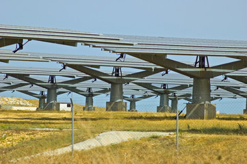 Obraz premium Solar panels in Conil