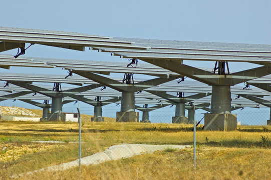 Solar panels in Conil