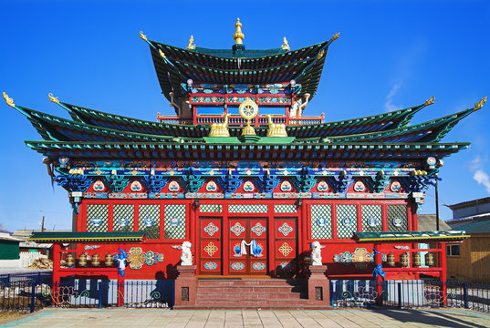 Temple of the Pure Land in the Ivolginsky Datsan, Buryatia