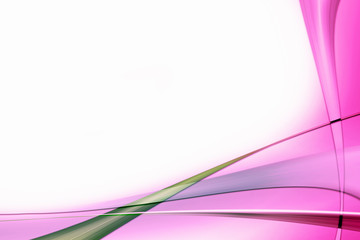 Geschwungene farbige Streifen mit Platz für Text