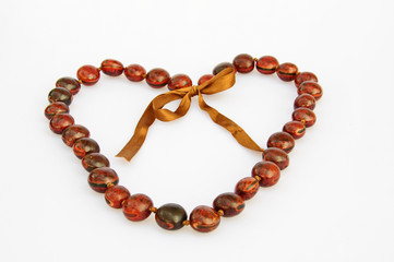 Obraz premium Necklace of wood