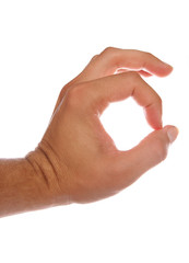 Ok hand sign