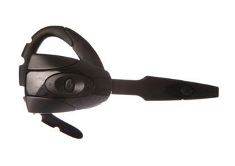 Bluetooth headset isolated