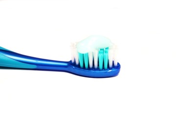 blaue Zahnbürste für Kinder