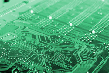 Obraz premium printed circuit board