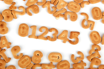 letter cookies