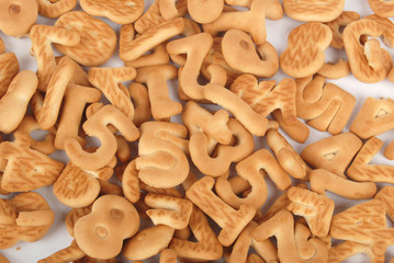 letter cookies