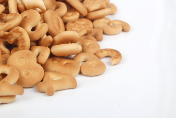 letter cookies