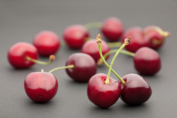 Cherry on dark