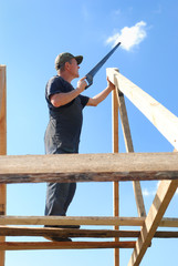 builder at roofing works