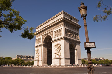 Obraz premium Arc de Triomphe à Paris - France