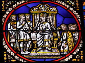 Vitrail, Abbaye St Martin, Tours