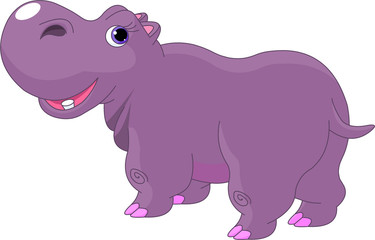 Cartoon Hippo