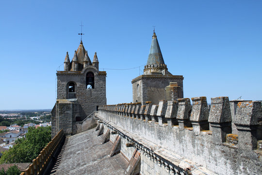 Toit de la Cath&eacute;drale d'Evora