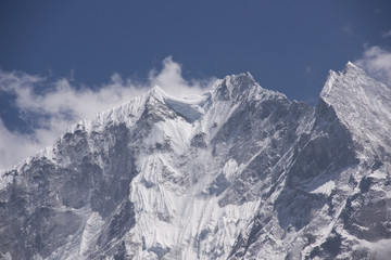 Mount Kantega (6685 Metres). Himalaya Mountains, Nepal.