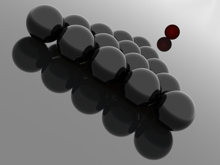 abstract billiard balls