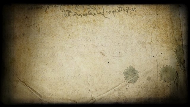 Grungy specific handwriting of Leonardo da Vinci (mirror). HD