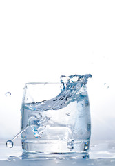 Glass with water